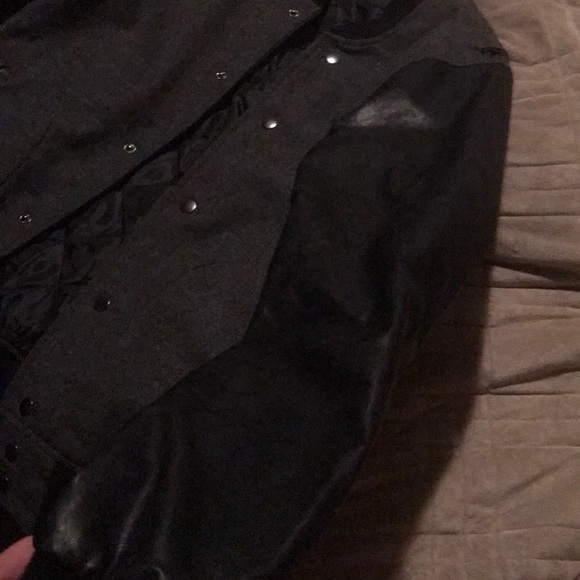 Shades of Grey by Micah Cohen Varsity Jacket - Picture 3 of 5